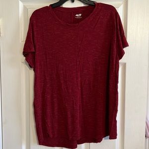 XL AVIA red stretchy tee